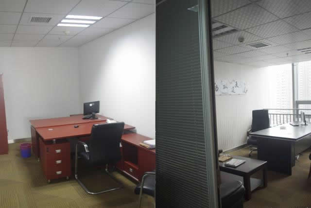 (出租) 新地中心 423平精裝寫字樓帶辦公家具只租60